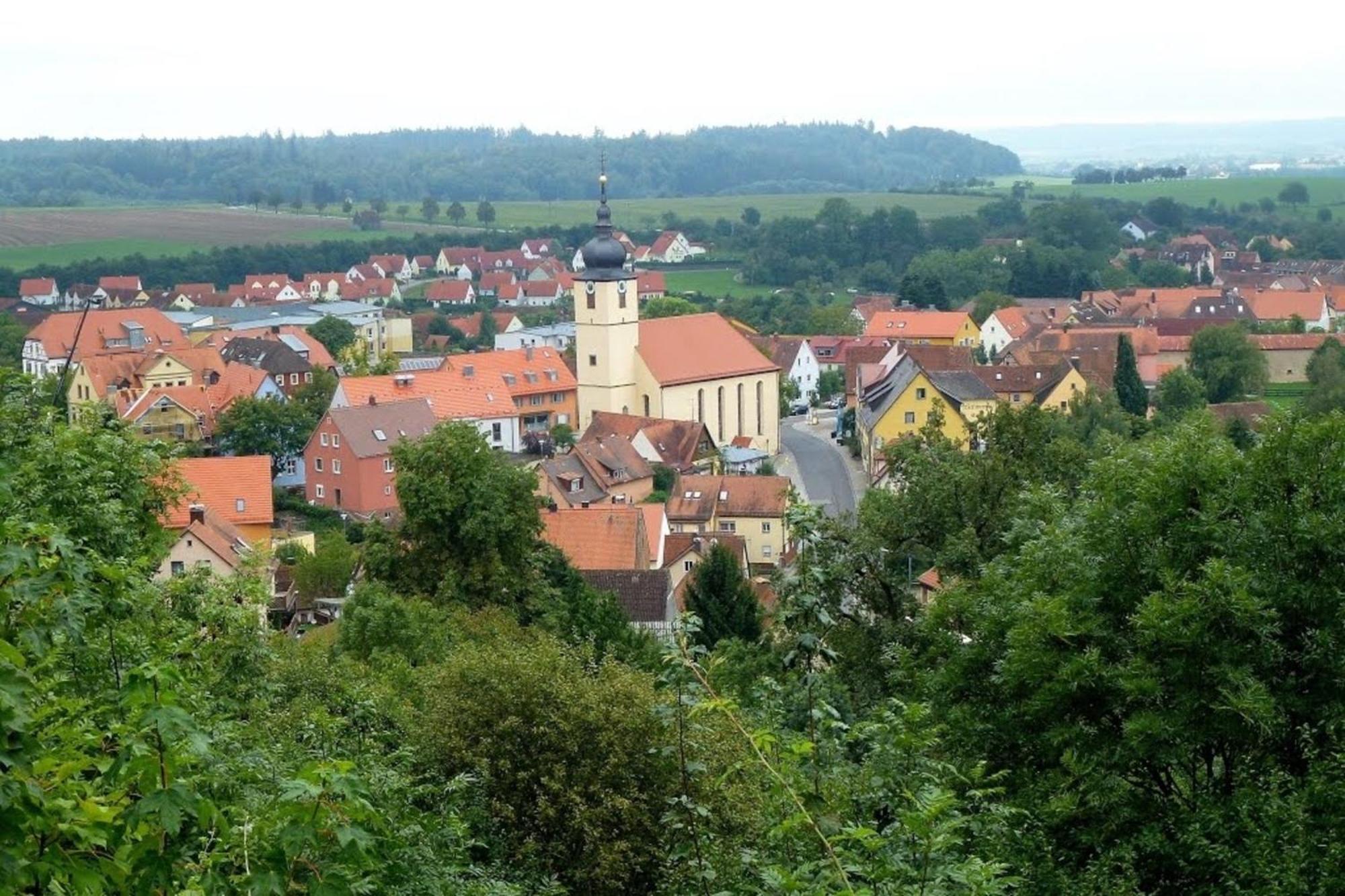 Ferienwohnung Schlossblick Schillingsfuerst Diebach Екстериор снимка